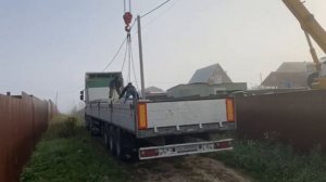Отзыв о доставке и разгрузке плит перекрытия 12.09.23
