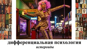 Дифференциальная психология (основные типы личностей). Лекция 2 (истероидный тип личности)