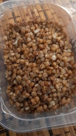 Гуляш из свинины с гречкой. Заморозка из магазина на пробу.