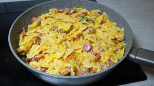 Невероятно вкусный ужин, который я готовлю каждую неделю! Паста с сыром.