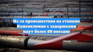 Из-за происшествия на станции Каменоломни с задержками идут более 50 поездов