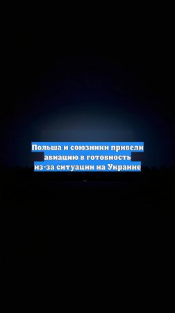 Польша и союзники привели авиацию в готовность из-за ситуации на Украине
