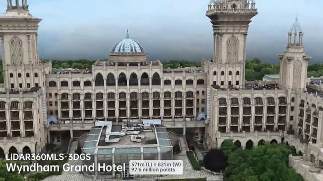 LiDAR360 MLS 3D Gaussian Splating. Демонстрация масштабных проектов снятых с БПЛА.