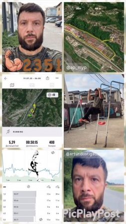 #2351 день непрерывных тренировок и занятий спортом