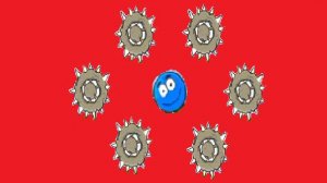 Красный шарик против шипуг