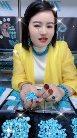 20250720-5 Natural Original Turquoise Round Beads: Blue-Green Moons in Stones