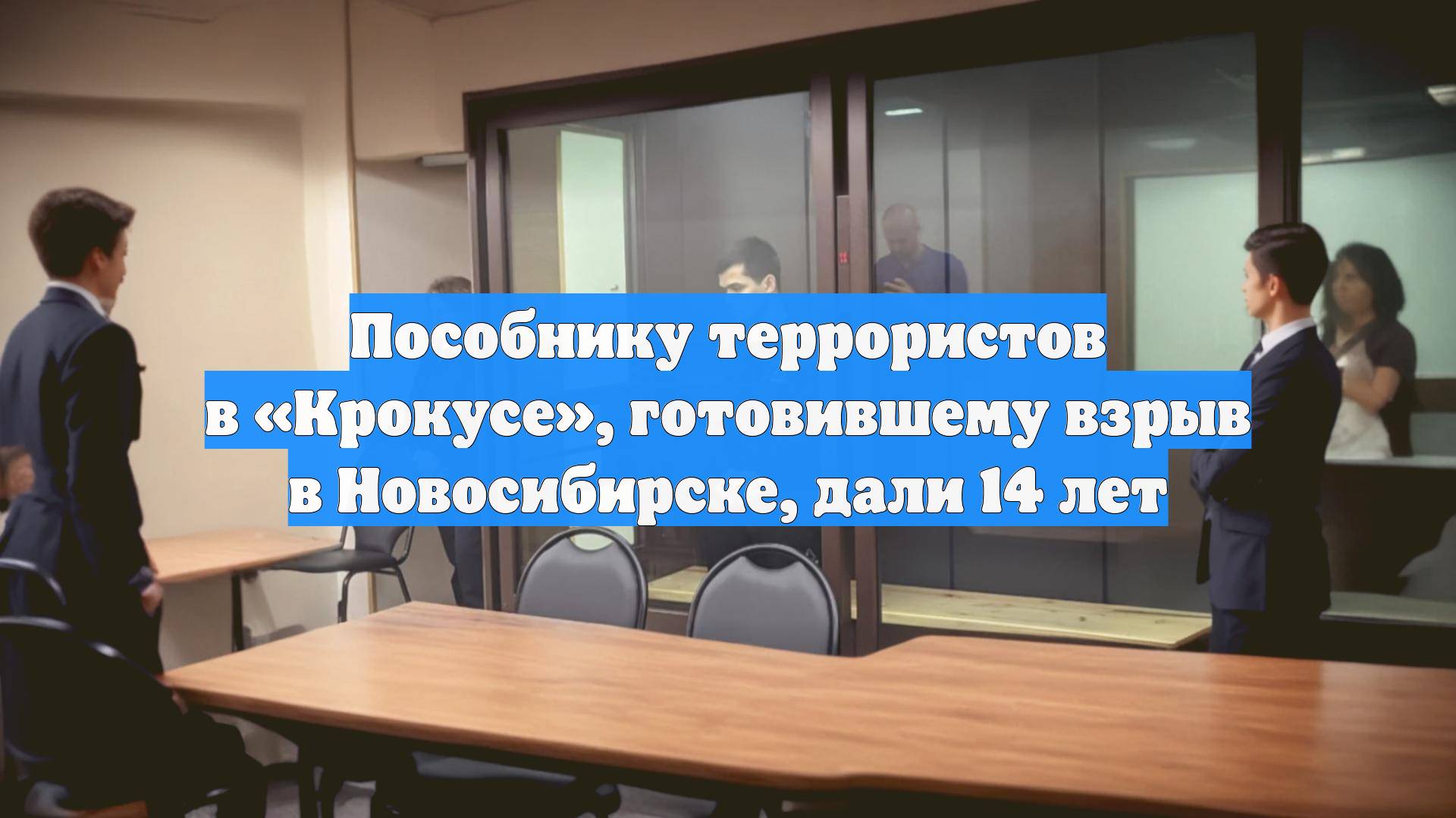 Пособнику террористов в «Крокусе», готовившему взрыв в Новосибирске, дали 14 лет