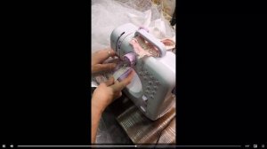 Подшиваем шторы на швейной машинке