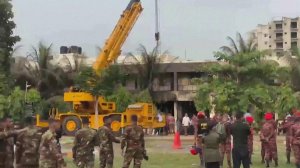 В Бангладеш потерпел крушение учебный самолет военно-воздушных сил республики