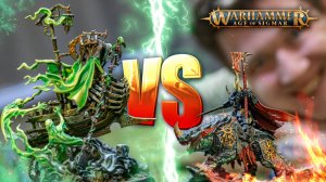 AoS 4th edition | Nighthaunt VS Slave to Darkness с Данькой Фаерболом!