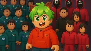 Игра в Кальмара в Роблокс! 😱 Прошёл весь сервер на выживание игровой мультик