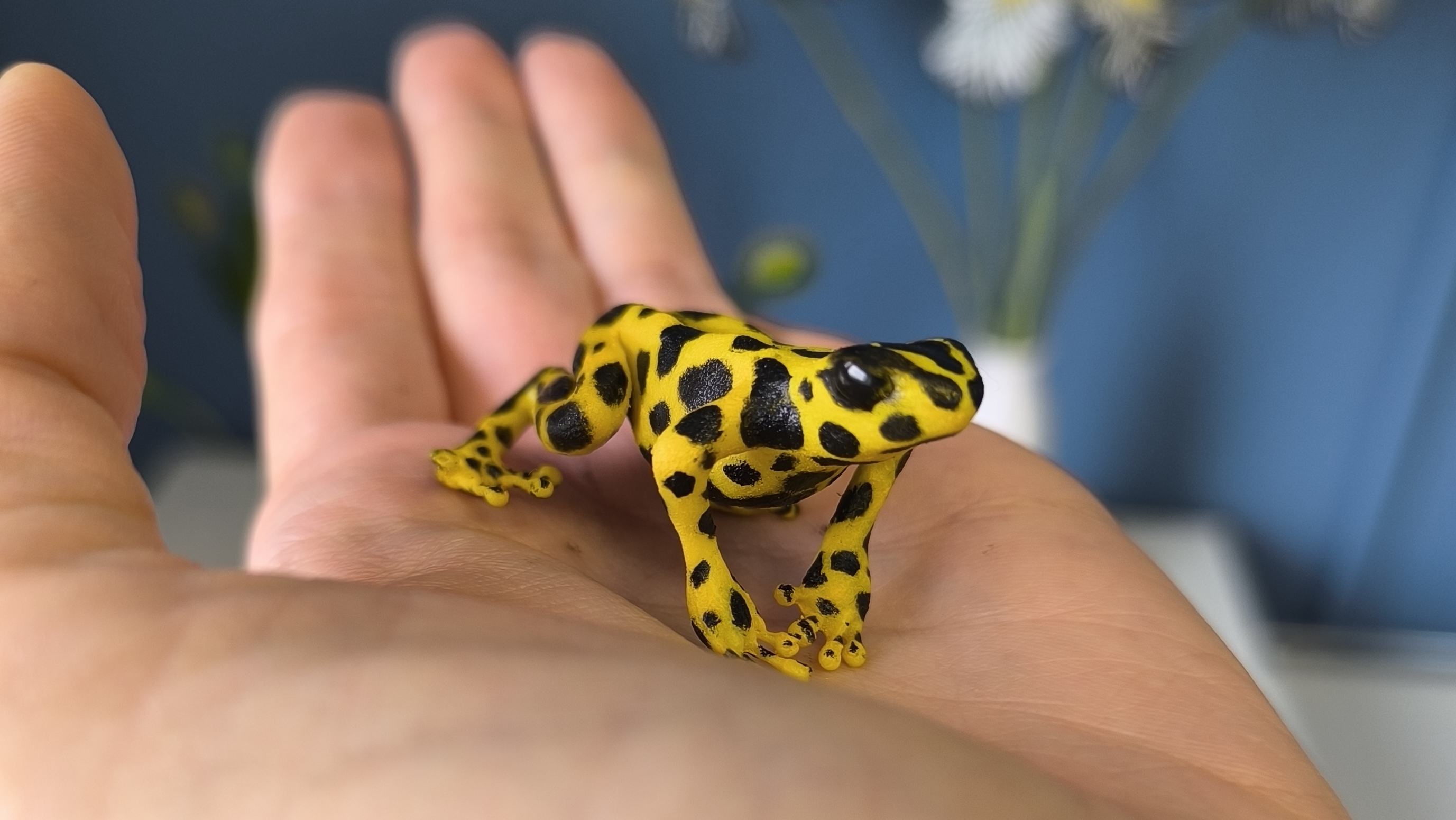 лягушка из холодного фарфора мои работы Ольга Мурзилкина