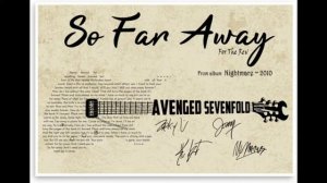 So Far Away - Avenged Sevenfold (Acoustic Cover)