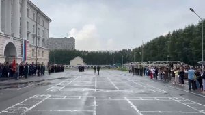 КАДЕТЫ. Построение и ммарш через 50 лет Св СВУ. г. Екатеринбург. (4)