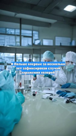 В Польше впервые за несколько лет зафиксирован случай заражения холерой