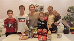 Благодарность от многодетной семьи Жилович г.Калуга