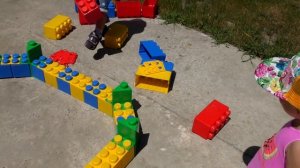 Строим ПЕСОЧНИЦУ из Огромного LEGO Для Детей ЛЕГО Конструктор New LEGO Toys Unboxing