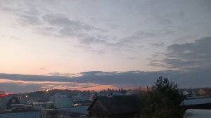 Вечернее небо.