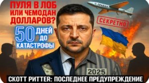 ПУЛЯ В ЛОБ, ИЛИ ЧЕМОДАН ДОЛЛАРОВ – Зеленский УЖЕ НЕ ПРЕЗИДЕНТ? | Скотт Риттер