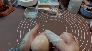 Лепка головы шарнирной куклы с нуля.