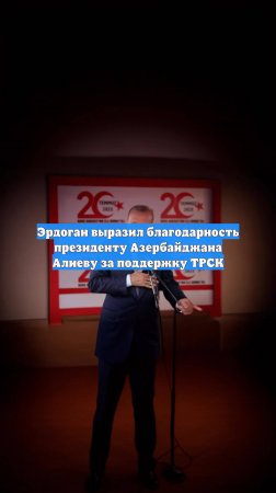 Эрдоган выразил благодарность президенту Азербайджана Алиеву за поддержку ТРСК