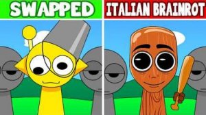 Incredibox Sprunki ITALIAN BRAINROT VS. Pyramixed но SWAPPED | Новый Мод