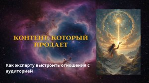КОНТЕНТ, КОТОРЫЙ ПРОДАЕТ. Как выстроить отношения с аудиторией
#контент #продажи #блог #деньги