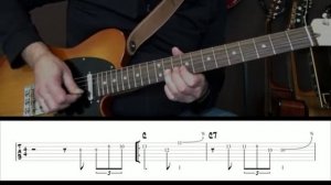 Clapton Style Blues Solo in C(tab)