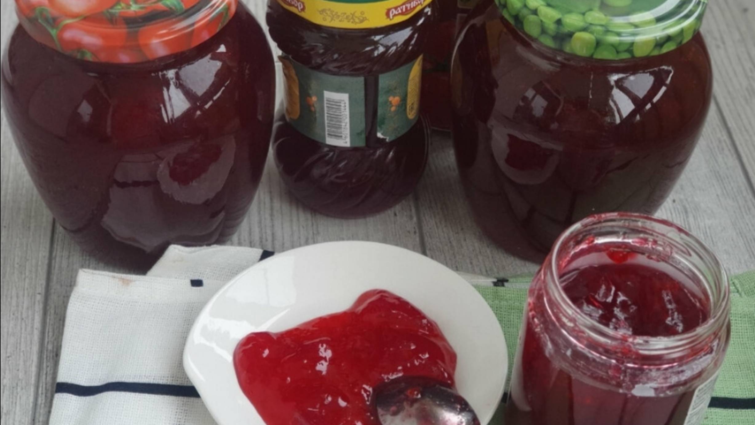 Джем из красной смородины