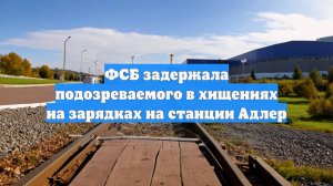 ФСБ задержала подозреваемого в хищениях на зарядках на станции Адлер