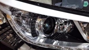 Kia Ceed внедрение Bi led особенности аналоговых фар