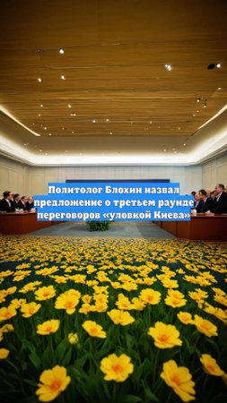 Политолог Блохин назвал предложение о третьем раунде переговоров «уловкой Киева»