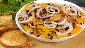 Закуска из Помидоров. Так Вкусно что съедается все! и Помидоры и Лук и даже Сок до последней капли.