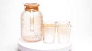 Набор питьевой 5 предметов, кувшин 1800 мл, 4 стакана 200 мл  "Артикул 165396"