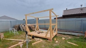 Строю дочке сарай. День четвёртый