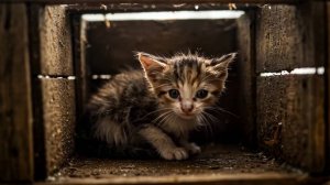 Бездомный котик