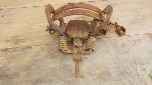 Реставрация древнего ржавого капкана