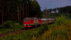ЭП2К-465 с поездом №140 Брянск–Санкт-Петербург