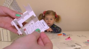 Обзор Набора Домик Свинка Пеппа из Картона Peppa Pig toys unboxing