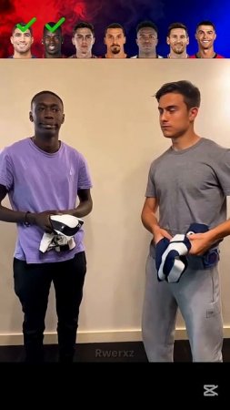 khaby lane × footballers