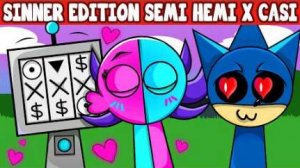 Incredibox Sprunki Retake Sinner Edition Но С Semi Hemi x Casi - All Reactions