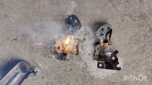 Удаление лазером глубоких акалин ржавчины