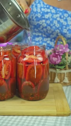 Невероятно вкусные помидоры на зиму 😍