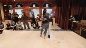 Andressa + Freddy - Last Spiral Dancers Festival 2014 - Zouk Demo Closed Embrace