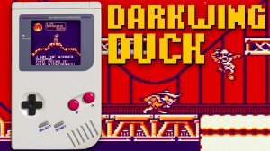 Проходим Darkwing Duck Gameboy Портативный черный плащ