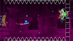 я построил свой уровень в geometry dash (напишите в комментах что добавить)