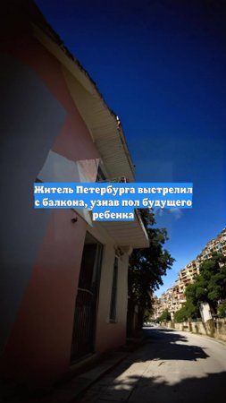 Житель Петербурга выстрелил с балкона, узнав пол будущего ребенка