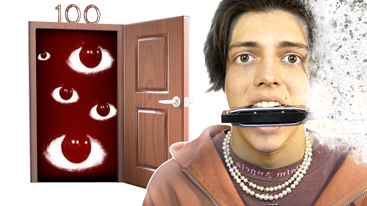 👁️100 ДВЕРЕЙ РОБЛОКС С ГАРМОШКОЙ ВО РТУ смотреть онлайн