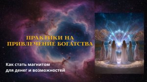 ПРАКТИКИ НА ПРИВЛЕЧЕНИЕ БОГАТСТВА
Как стать магнитом для денег и возможностей
#деньги #богатство