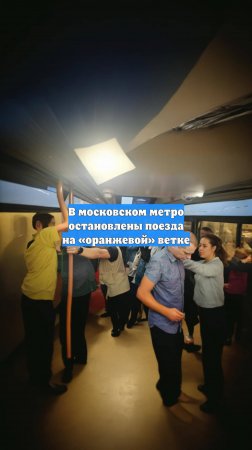 В московском метро остановлены поезда на «оранжевой» ветке